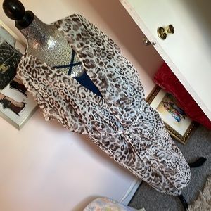 Oliviceous Bathing Leopard summer Cover up.s/m